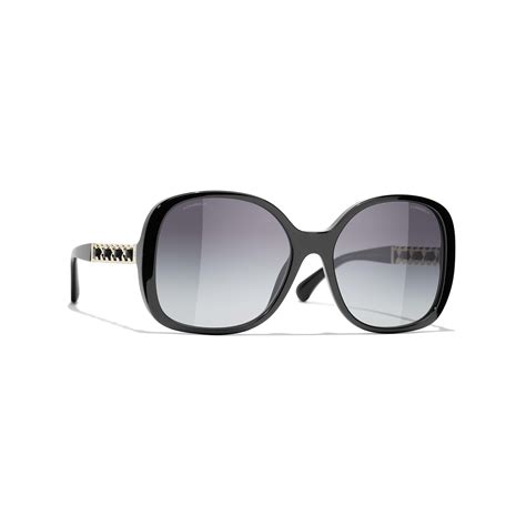 chanel 5470|CHANEL Sunglasses: Square Sunglasses, acetate & calfskin — .